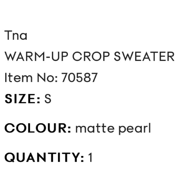 Small “warm up crop” - TNA - Picture 3 of 12